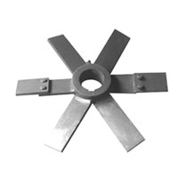 六斜葉開啟渦輪式攪拌器